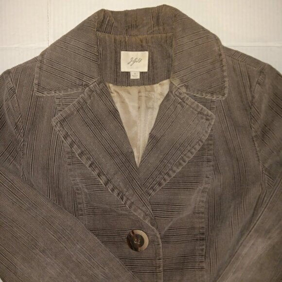 J.JILL  LIGHT WEIGHT CORDUROY TRENCH COAT - Picture 6 of 14